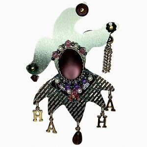 Vintage Liztech ‘97 Jester Brooch